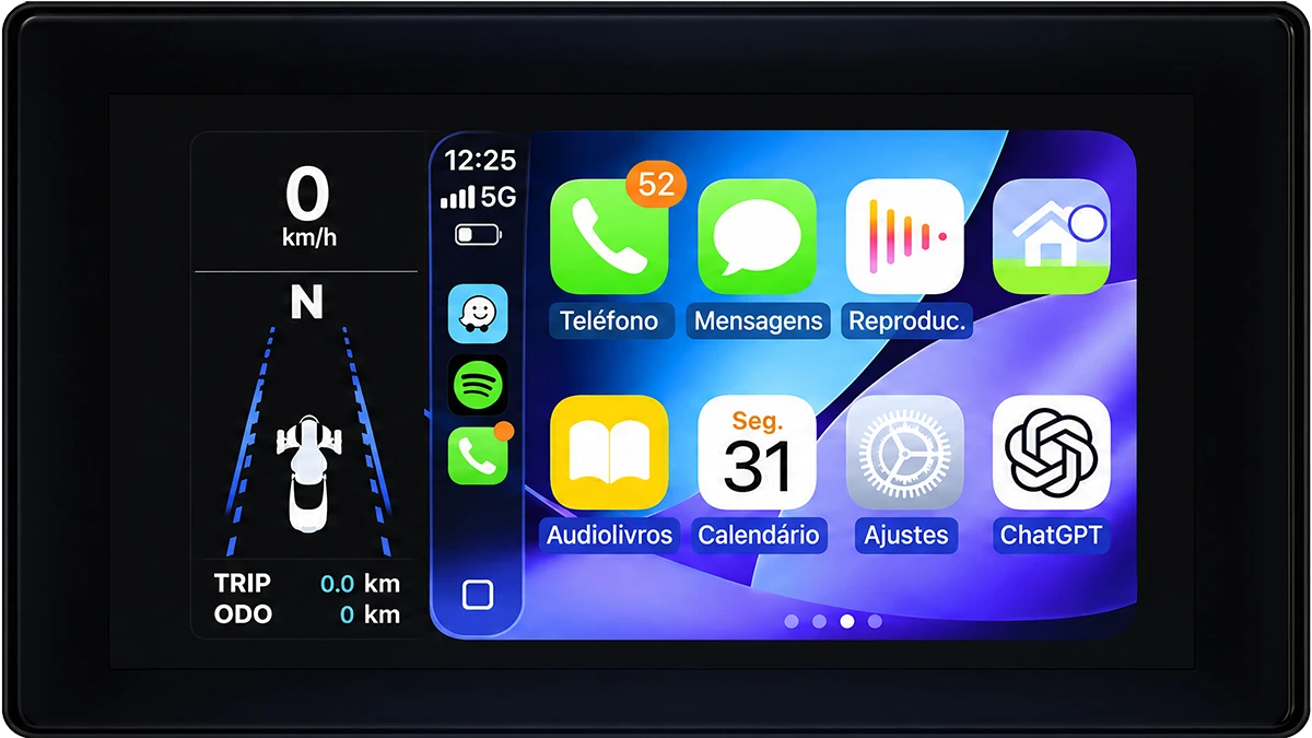ALPHA - TELA CARPLAY